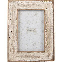 Clayre & Eef Fotolijst Bruin Beige Hout