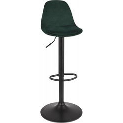 FINLEY verstelbare kruk 45x45x87-107 cm Groen