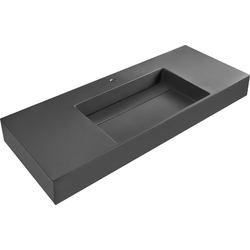 Beliani CUSCO - Wastafel-Zwart-Mineraalgietwerk