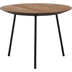 DTP Home Coffee table Jupiter medium NATURAL,37xØ50 cm, recycled teakwood