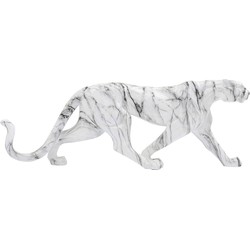 Kare Decofiguur Leopard Marble 95cm