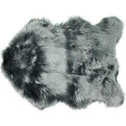 Unique Living | Floormat fake fur 60x90cm grey