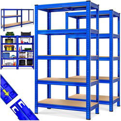 Metalen Opbergrek tot 875kg blauw Set 2 Stuks