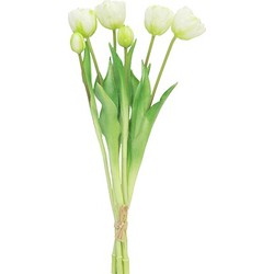 Bosje Tulpen Tulp Duchesse creme kunstbloem - Buitengewoon de Boet