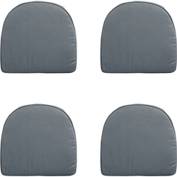 Madison -  Zitkussen Wicker York Rib grey - Ca. 48x48 cm - Set van 4