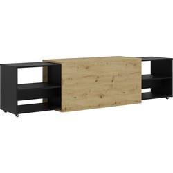 Modulaire TV-meubel 4 planken Slide - L194,5 cm x H49,2 cm