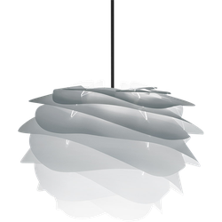 Carmina Mini hanglamp misty grey - met koordset zwart - Ø 32 cm