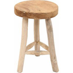 Decoratie teak stoel