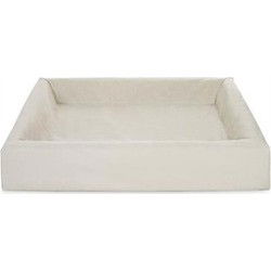 BIA BED COTTON OVERTREK HONDENMAND ZAND BIA-70 85X70X15 CM