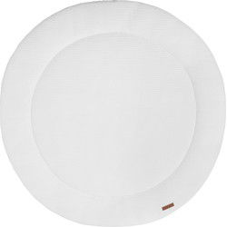 Baby's Only Boxkleed rond Sense - Parklegger - Speelkleed - Wit - Ø90 cm - Zachte rib corduroy stof - Extra dik - Tweezijdig te gebruiken