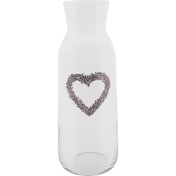 Clayre & Eef Karaf  1000 ml Glas Hart Waterkan