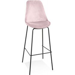 Barkruk SPARK 49x45x115 cm Roze