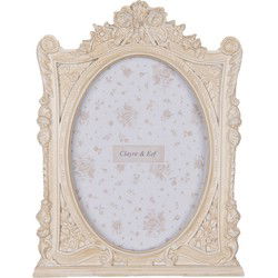 Clayre & Eef Fotolijst 13x18 cm Beige Kunststof Glas