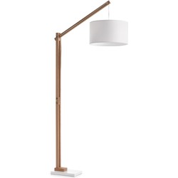 Kave Home - Riaz staande lampen, wit