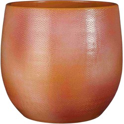 Mica Decorations Bloempot Porto - 32x32x32 cm - Terracotta - peach