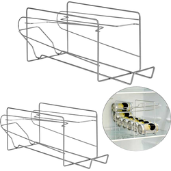 Nordix Blikjes Organizer - Blikjeshouder - 2 Stuks - Koelkast - Metaal