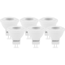 Groenovatie GU4 / MR11 LED Spot 2W Warm Wit Dimbaar 35mm 6-Pack