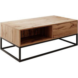 Meubella - Salontafel Delta - Eiken - 120 cm