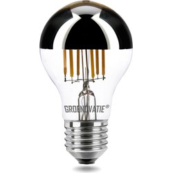 Groenovatie E27 LED Filament Kopspiegellamp 6W Warm Wit Dimbaar