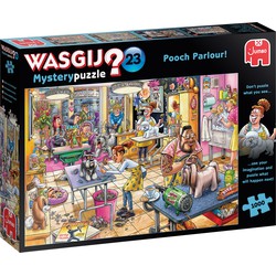 Jumbo Jumbo puzzel Wasgij Mystery 23 - Pooch Parlour! (1000 stukjes)