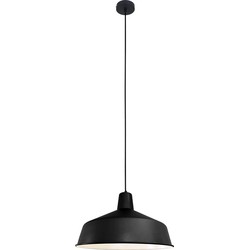 Mexlite - hanglamp - Blackmoon - zwart - metaal - Ø 40cm - E27 - 1443ZW