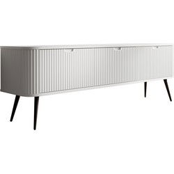 Meubella - TV-Meubel Zakari - Wit - 168 cm