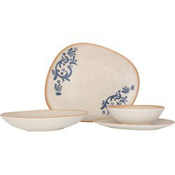 Bonna Serviesset - Viento - 24 delig - 6 Personen - Porselein