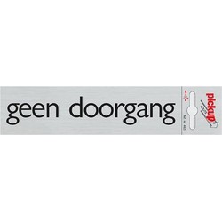 Route Alulook 165 x 44 mm Sticker geen doorgang - Pickup