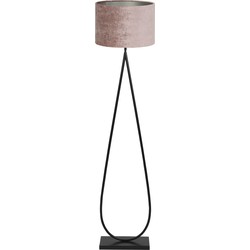 Vloerlamp Tamsu/Gemstone - Zwart/Oud roze - Ø40x167cm