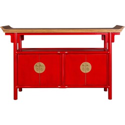 Fine Asianliving Chinees Dressoir Lucky Rood B143xD37xH87cm