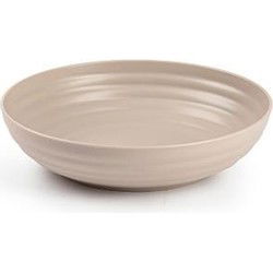 Plasticforte Kommetjes/schaaltjes - kunststof - 22 x 5.5 cm - taupe - Kommetjes
