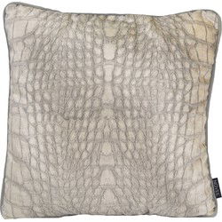 Velvet Silver Snake | 45 x 45 cm | Kussenhoes | Velvet/ Polyester