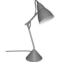 Atmosphera Tafellamp/bureaulamp Design Light - grijs - 62 cm - Bureaulampen