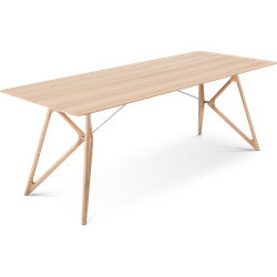 Tink table houten eettafel whitewash - 220 x 90 cm