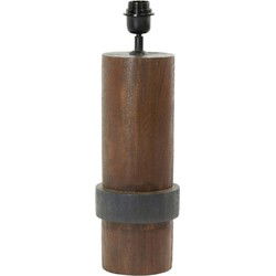 Light & Living - tafellamp - Manilla - bruin - hout - losse armatuur - E27 - 8307161