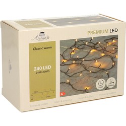 Anna's Collection Kerstverlichting - warm wit - 240 leds - 24 m - Kerstverlichting kerstboom