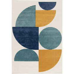 Garden Impressions Art deco karpet - 160x230 cm - blue - yellow