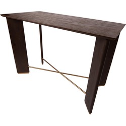 PTMD Bartafel Liber - 140x70x94 cm - Hout - Bruin