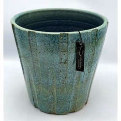 Villa Pottery  Blauwe Pot Victor - hoog