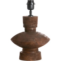 Light & Living - tafellamp - Fiera - bruin - hout - losse armatuur - E27 - 8315064