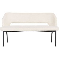 MUST Living Bench Bloom 150,86x150x57 cm, bouclé natural