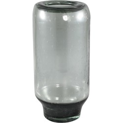 PTMD Vika Vaas - 18,5 x 18,5 x 40,5 cm  - Glas - Grijs