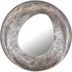 PTMD Spiegel Daweson - 60x7x60 cm - Aluminium - Zilver