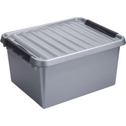 Sunware opbergbox - grijs - 36L - 50 x 40 x 26 cm - Opbergbox