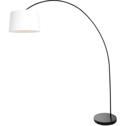 Mexlite vloerlamp Solva - zwart - metaal - 3903ZW