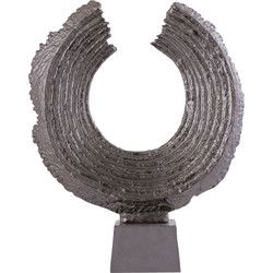 PTMD Apolline Bronze Round Casted Alu Statue On Base L