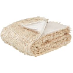 Beliani DELICE - Sprei-Bruin-Acryl