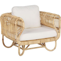 Beliani DOLCEDO - Fauteuil-Natuurlijk-Rotan