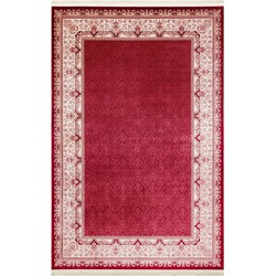 Ahvaz Klassiek Rood vloerkleed - Viscose / Bamboe 200X290