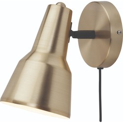 Wandlamp Valencia - Goud - 13x22x20cm